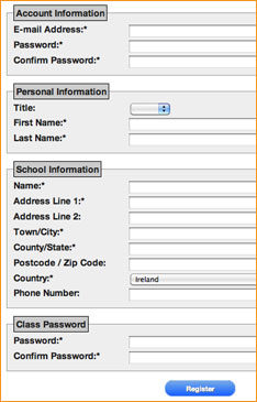 Registration information